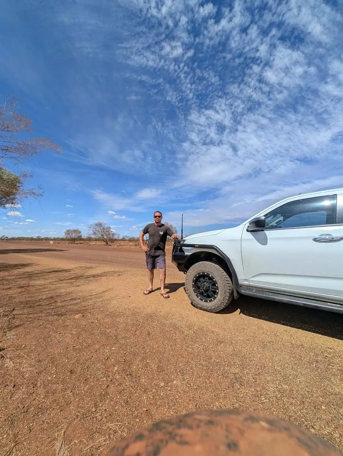 Kim, owner-operator of North Contracting Group, in the Pilbara