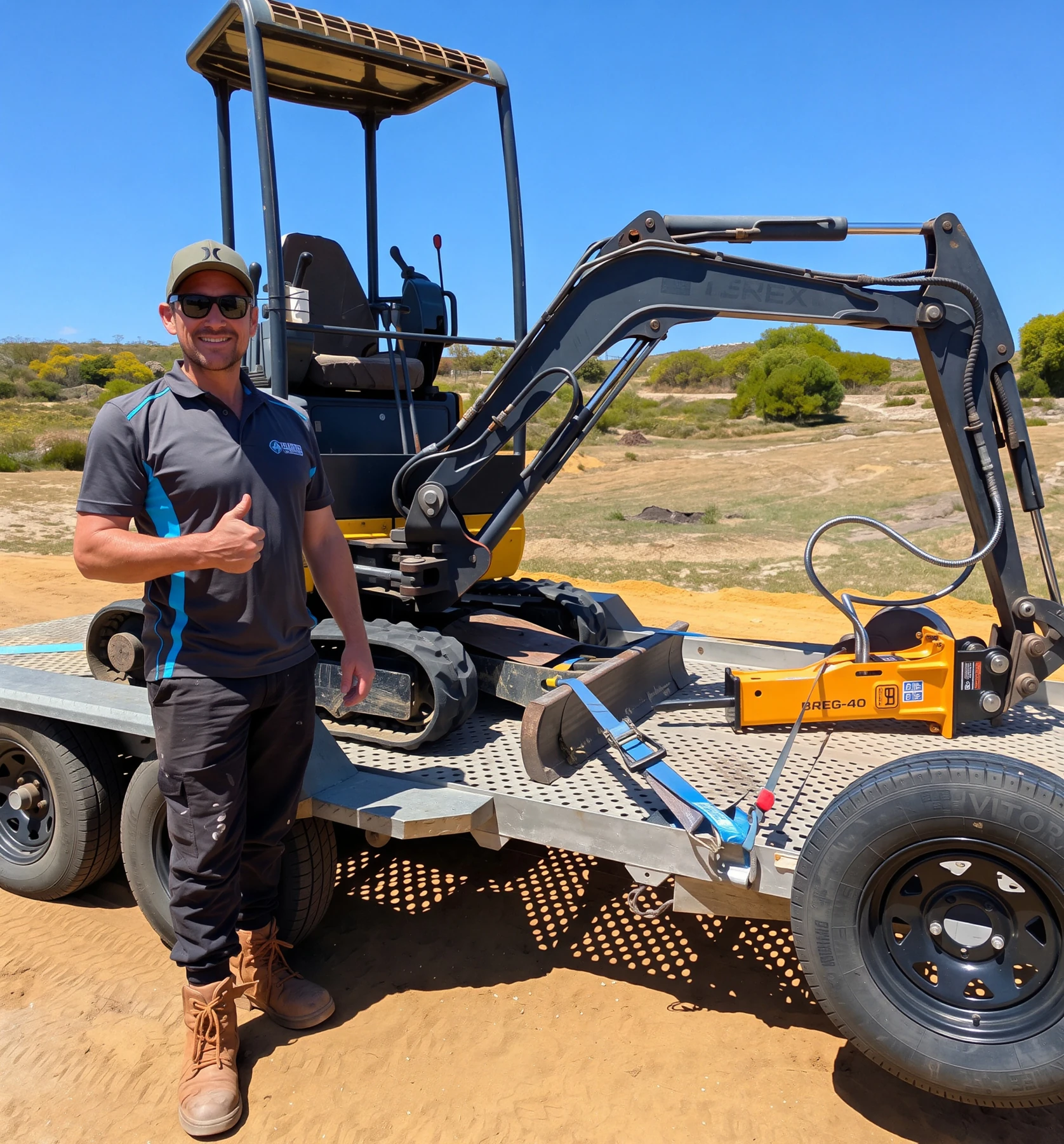 Kim in his North Contracting Group uniform